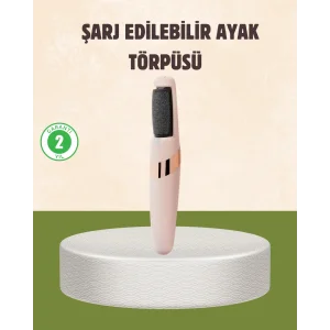 İki Hızlı Elektrikli Ayak Törpüsü Pürüzsüz Topuk Bakımı