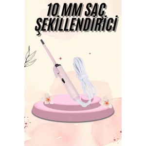 İnce Bukle 10MM Kıvırcık Saç Maşası Profesyonel Saç Şekillendirici