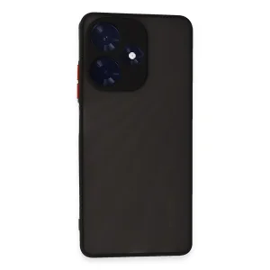 İnfinix Hot 30 4g Kılıf Montreal Silikon Kapak - Siyah