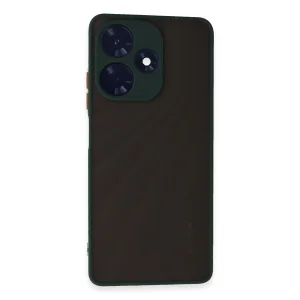 İnfinix Hot 30 4g Kılıf Montreal Silikon Kapak - Yeşil