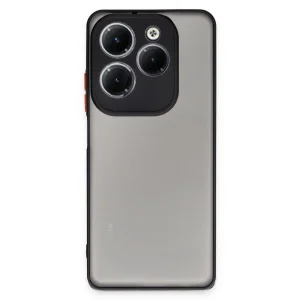 İnfinix Hot 40 Pro Kılıf Montreal Silikon Kapak - Siyah