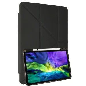 İpad 2022 10.9 (10.nesil) Kılıf Kalemlikli Mars Tablet Kılıfı - Koyu Gri