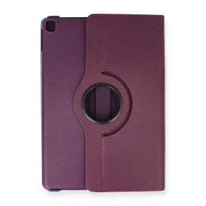 İpad Pro 13 (2024) Kılıf 360 Tablet Deri Kılıf - Mürdüm