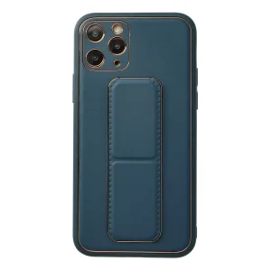 İphone 11 Pro Kılıf Coco Deri Standlı Kapak - Mavi