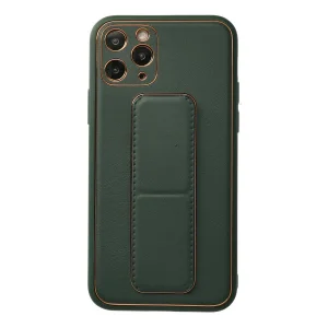 İphone 11 Pro Kılıf Coco Deri Standlı Kapak - Yeşil