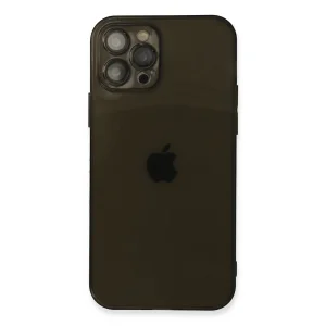 İphone 12 Pro Kılıf Fly Lens Silikon - Siyah