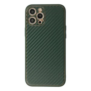 İphone 12 Pro Max Kılıf Coco Karbon Silikon - Yeşil