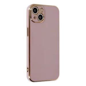 İphone 14 Kılıf Volet Silikon - Mor