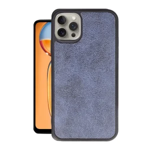 İphone 14 Pro Kılıf Aras Deri Kapak - Lacivert