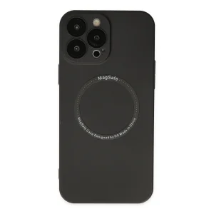 İphone 14 Pro Kılıf Jack Magneticsafe Lens Silikon - Siyah