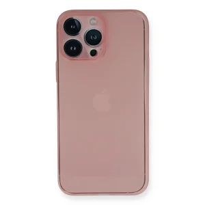 İphone 14 Pro Kılıf Pp Ultra İnce Kapak - Pembe