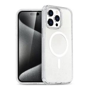 İphone 15 Pro Kılıf  Magsafe Kapak - Şeffaf