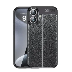İphone 16 Kılıf Auto Focus Kapak - Siyah