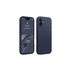 İphone 16 Kılıf First Silikon - Lacivert