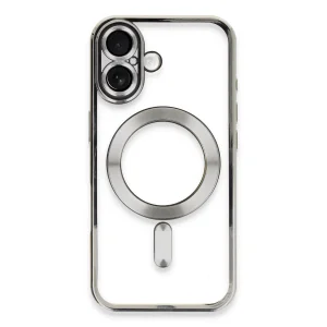 İphone 16 Kılıf Kross Magneticsafe Kapak - Gümüş