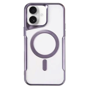 İphone 16 Plus Kılıf Boyi Magsafe Silikon Kapak - Derin Mor