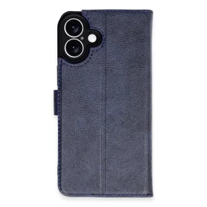 İphone 16 Plus Kılıf Trend S Plus Kapaklı Kılıf - Lacivert