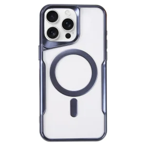 İphone 16 Pro Max Kılıf Boyi Magsafe Silikon Kapak - Lacivert