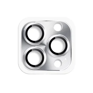 İphone 16 Pro Max Pers Alüminyum Kamera Lens - Gümüş