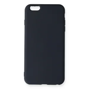 İphone 6 Plus Kılıf Nano İçi Kadife Silikon - Lacivert