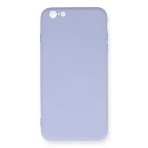 İphone 6 Plus Kılıf Nano İçi Kadife Silikon - Lila