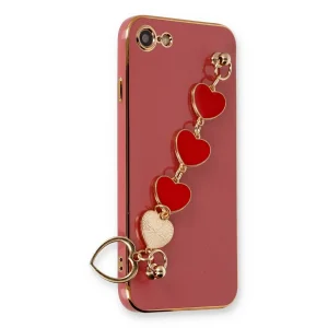 İphone 7 Kılıf Esila Silikon - Kırmızı