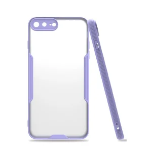 İphone 7 Plus Kılıf Platin Silikon - Lila