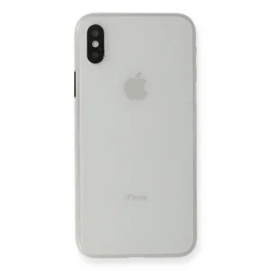 İphone Xs Max Kılıf Pp Ultra İnce Kapak - Beyaz