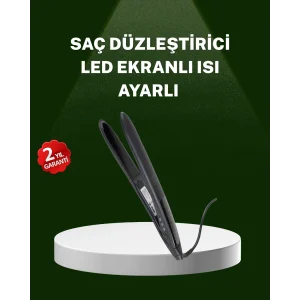 Isı Ayarlı 2025 Titanyum Kaplama Seramik Plakalı Saç Düzleştirici A Kalite Orijinal