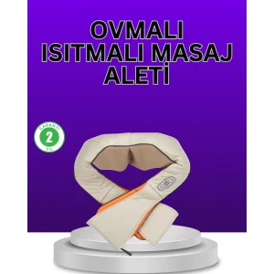 Isıtma Fonksiyonlu Ovmalı Boyun Omuz ve Vücut Masaj Cihazı Rahatlatıcı