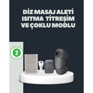 Isıtmalı Titreşimli Diz Masaj Cihazı 3D Rezonans Teknolojili