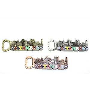 İstanbul Temalı Metal Magnet ve Açacak Model 3