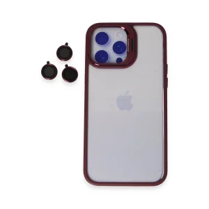 Joko İphone 14 Pro Kılıf Roblox Lens Standlı Kapak - Bordo