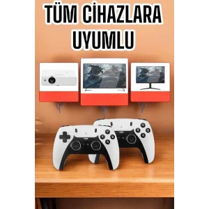 Joystick Çift Kollu Oyun Kolu Retro Oyun Yüksek Çözünürlüklü 3D Game