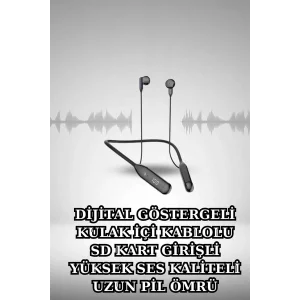 Kablolu Bluetooth Kulaklık ve Kadınlara Özel Bileklik Hediyeli Yeni Nesil Akıllı Saat 3 Kordonlu