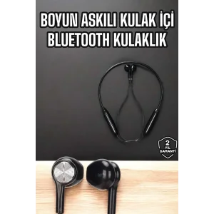 Kablolu Boyun Askılı Dijital Göstergeli Bluetooth Kulaklığı 60 Saat