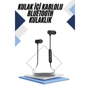 Kablolu Kulakiçi Bluetooth Kulaklık Mıknatıslı ANC Özellikli Yüksek Ses Kaliteli