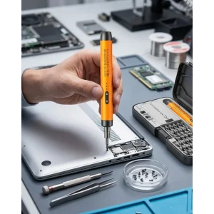 Kablosuz Alüminyum Gövdeli Elektrikli Tornavida 38 Uçlu Teknik Servis Seti