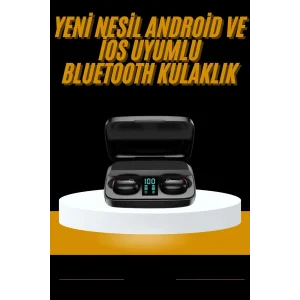 Kablosuz Dijital Göstergeli Çağrı Cevaplayabilen TWS 5.0 Bluetooth Kulaklık