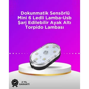 Kablosuz Manyetik Montajlı Araba İçin 7 Renkli Ambiyans Işığı Seti