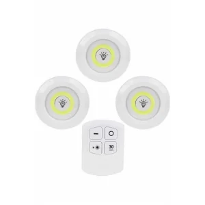 Kablosuz Pilli Işıldak  Masa Lambası Mutfak Tezgah Altı Banyo Dolabı Dolap İçi