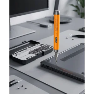 Kablosuz Şarjlı Elektrikli Tornavida Seti 38 Uçlu Type C Li Pil Hassas Tamir Seti