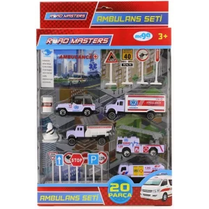 Kamyonlu Metal Ambulans Seti  Jp9105