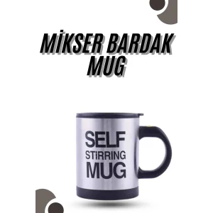 Karıştırıcı Özellikli Mikser Kupa Bardak Kompakt Taşınabilir Mug
