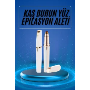 Kaş Bıyık Epilasyon Aleti İnce Uçlu Yüz Için Tüy Alıcı Pilli