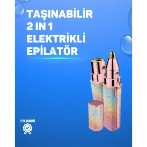 Kaş ve Yüz Epilation Aleti – Kolay Kullanımlı, Portatif Shaver USB Şarjlı
