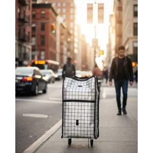 Katlanabilir Yapılı Çok Amaçlı Tekerlekli Alışveriş Çantası