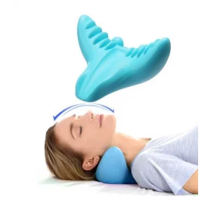 Kayropraktik Boyun Yastığı U Şekilli Masaj Destekli Ağrı Kesici Bellek Köpük Yastık