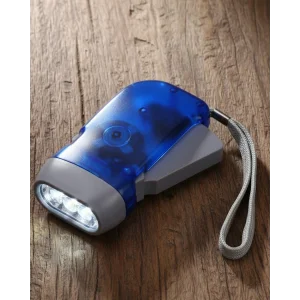 Kendiliğinden Şarjlı El Feneri Pilsiz Dinamolu 3 LED Taşınabilir