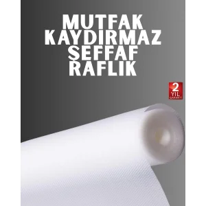 Kesilebilir şeffaf raflık çekmece kaplaması mutfak için